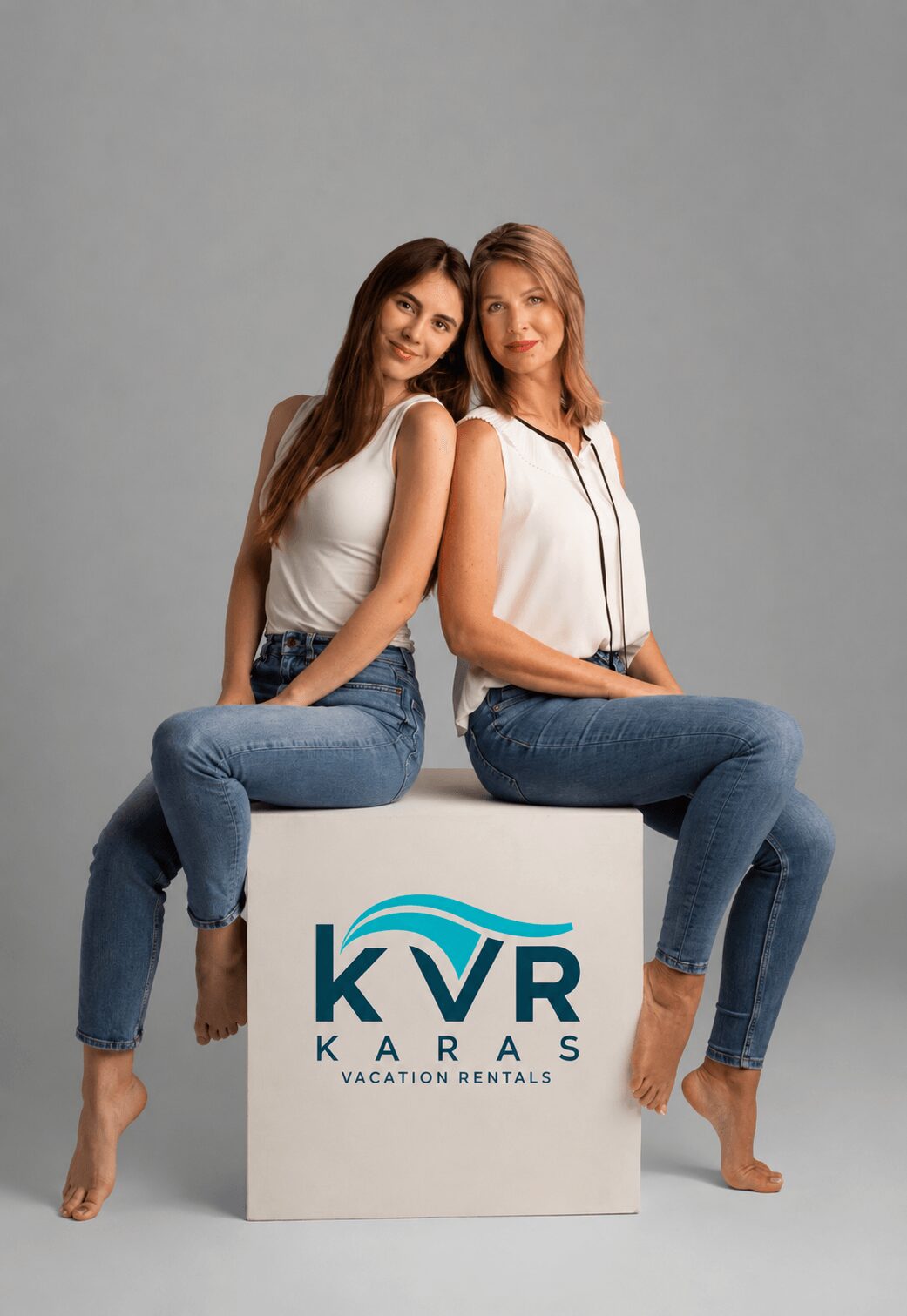 Anna and Tetiana Karas, the daughter and mom team behind Karas Vacation Rentals in Galveston